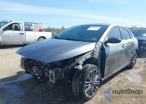 2022 Kia Forte Gt Manual from USA, damaged, VIN 3KPF44AC6NE449955